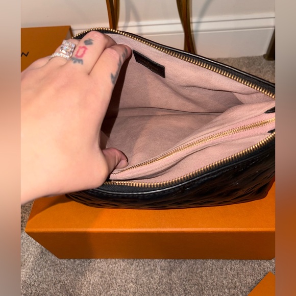 Louis Vuitton Black Coussin PM handbag Monogram-embossed - Picture 10 of 17